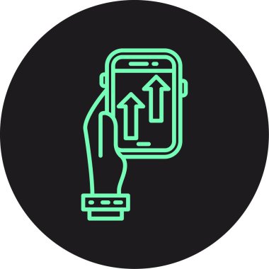 seo modern simgesinin vektör illüstrasyonu