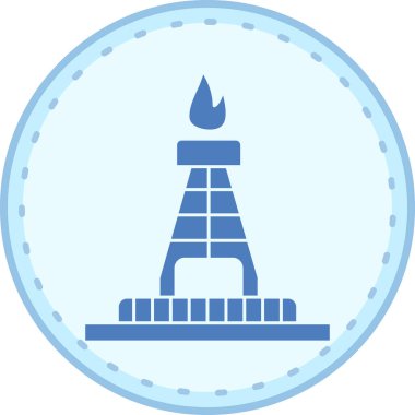 Yağ. Web simgesi basit illüstrasyon