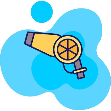 Dürbün. Web simgesi basit illüstrasyon