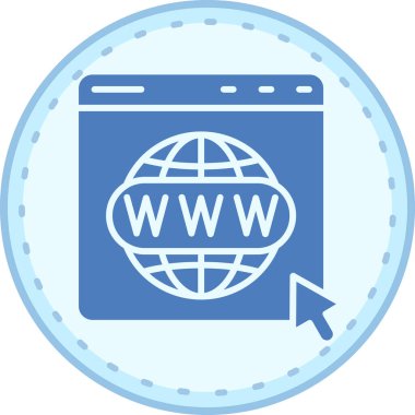 Web tasarım simgesi. Basit tasarım. vektör illüstrasyonu