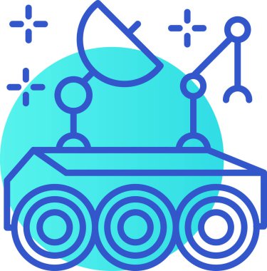 Bir kamyon simgesinin vektör çizimi