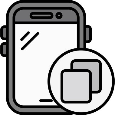 mobil uygulama simgesi vektör illüstrasyonu