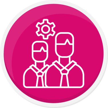 Modern simgenin vektör illüstrasyonu