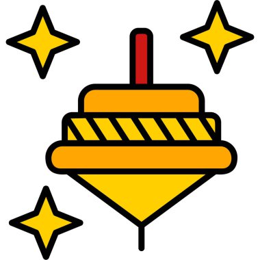 Çizgi film Noel şapkasının vektör çizimi