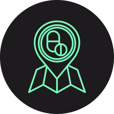 Bir insan simgesinin vektör illüstrasyonu