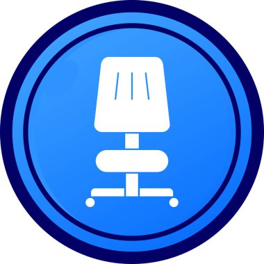 Ofis sandalye simge, basit tarzı