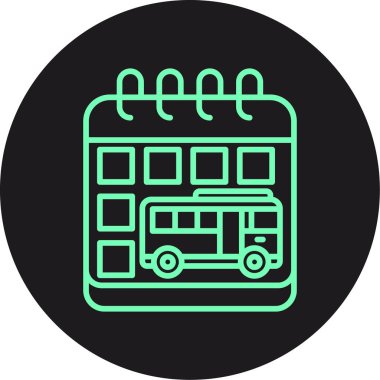 vektör bus resimleme