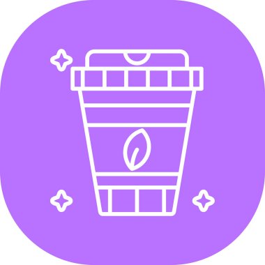 Vektör Kahve Simgesi illüstrasyonu