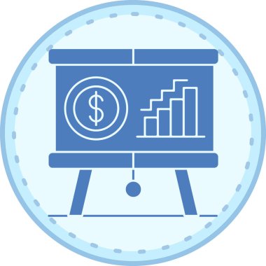 iş grafiği vektör simgesi