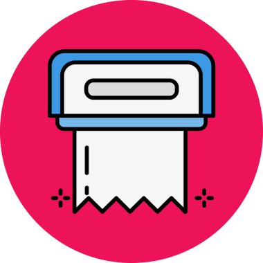 Bir harf simgesinin vektör illüstrasyonu