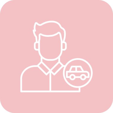 araba simgesi, vektör illüstrasyon tasarımı