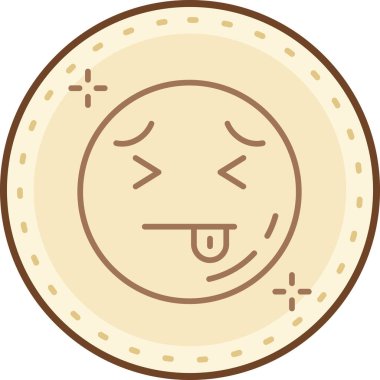 Mutlu emoji yüz simgesi, özet biçimi