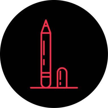 kalem simgesi vektör illüstrasyonu