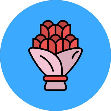 Bitki. Web simgesi basit illüstrasyon