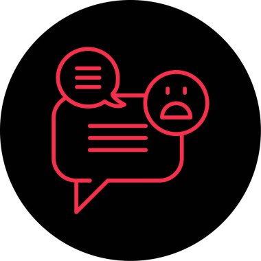 konuşma kabarcığı vektör çizimi