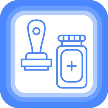 İlaç simgesinin vektör illüstrasyonu