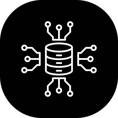 ağ simgesi, vektör illüstrasyonu