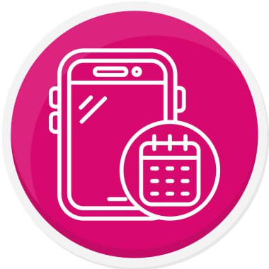 cep telefonu ikonu vektör illüstrasyonu