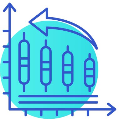 Modern bir simgenin vektör illüstrasyonu