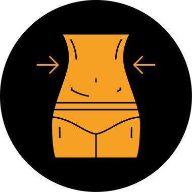 Kadın simgesinin vektör illüstrasyonu