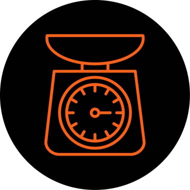 Alarm saat simgesi vektör illüstrasyonu