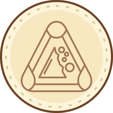 Elmas simgesinin vektör illüstrasyonu