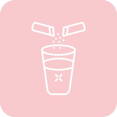 içki ikonu vektör illüstrasyonu