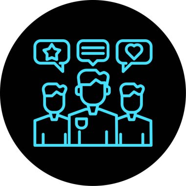 grup insan simgesi vektör illüstrasyonu