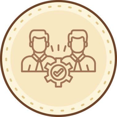 Modern bir simgenin vektör illüstrasyonu