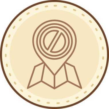 Sikke Simgesi vektör illüstrasyonu