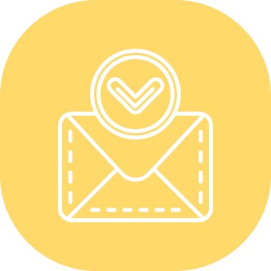 e- posta simgesi, vektör illüstrasyonu