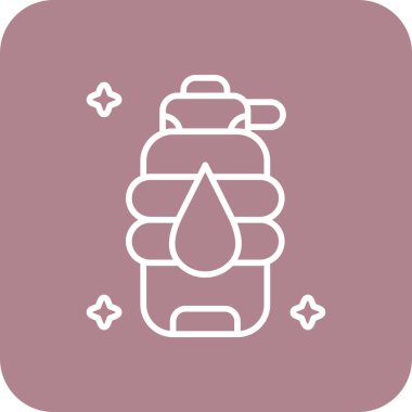 su şişesi vektör çizim