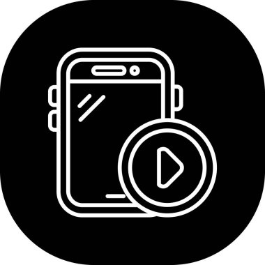 vektör izleme simgesi illüstrasyonu