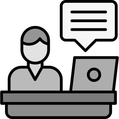 İş adamı ofis simgesi