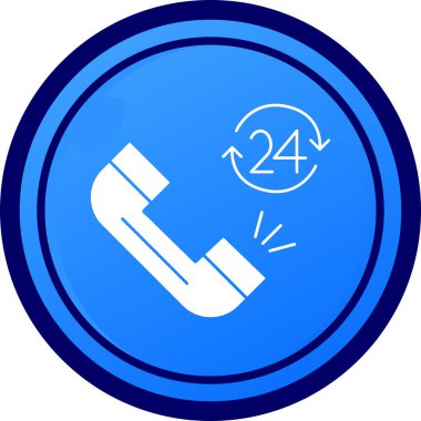 Çağrı merkezi ikon vektör illüstrasyonu