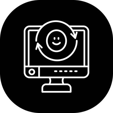 seo modern simgesinin vektör illüstrasyonu