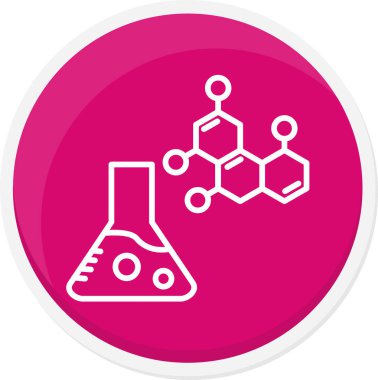 Kimyasal şişesi vektör simgesi