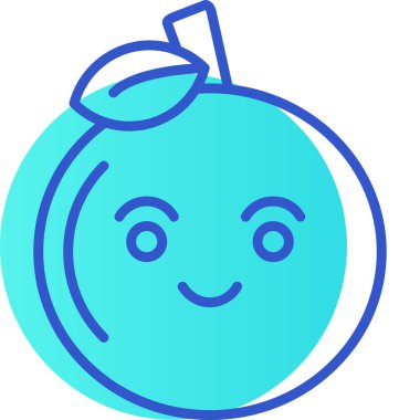 Meyve. Web simgesi basit illüstrasyon