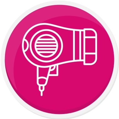 vektör modern illüstrasyon, saç kurutma simgesi tasarımı