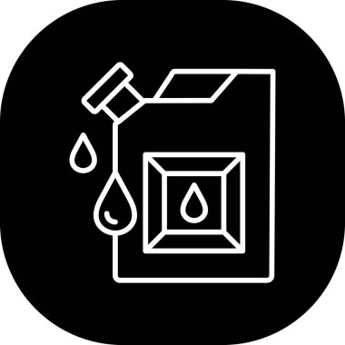 Bir damla suyun vektör illüstrasyonu