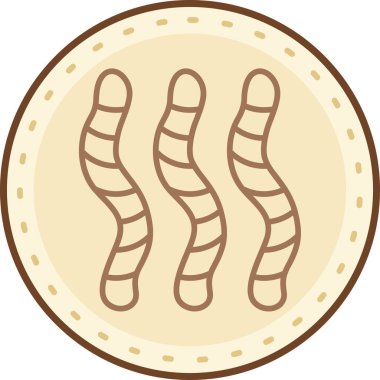 Gıda simgesinin vektör illüstrasyonu