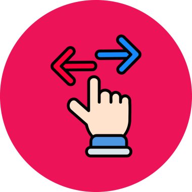 Bir simgenin vektör illüstrasyonu