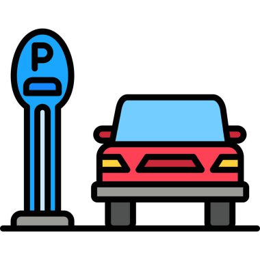 park vektörü renk simgesi