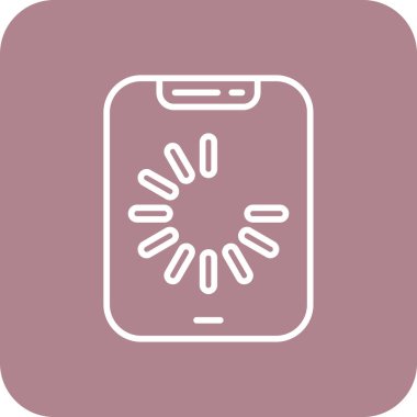 Cep telefonu. Basit resimleme