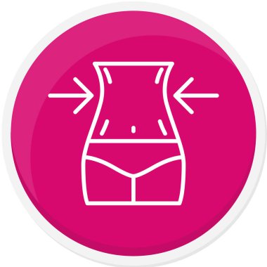 Mayolu ikonun vektör illüstrasyonu