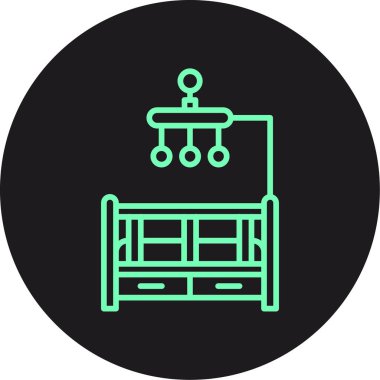 vektör lcd simgesi illüstrasyonu