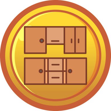 Banka simgesi, vektör illüstrasyonu