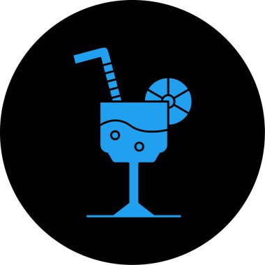 Bir golf ikonunun vektör illüstrasyonu