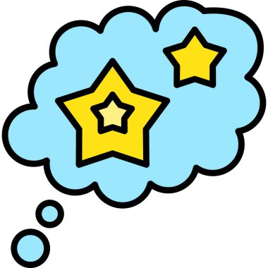 çizgi film doodle kabarcık sanıyordum