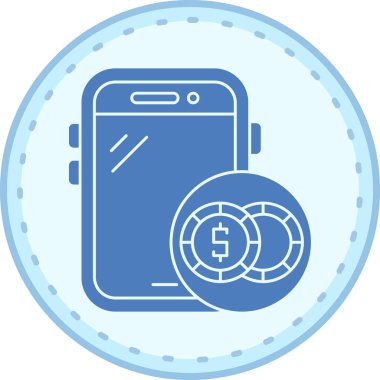 akıllı telefon vektör simgesi modern basit illüstrasyon